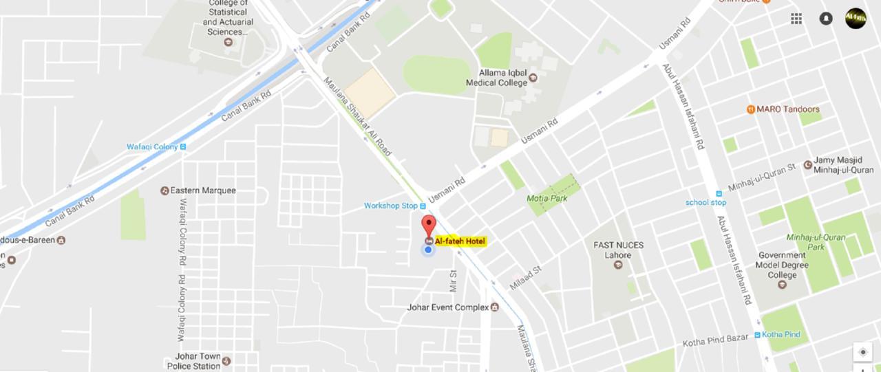 Al-Fateh Hotel Lahore Exteriör bild